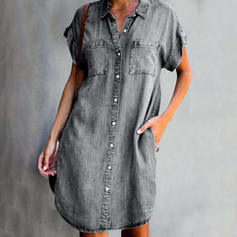 Sarah | Denim Dress