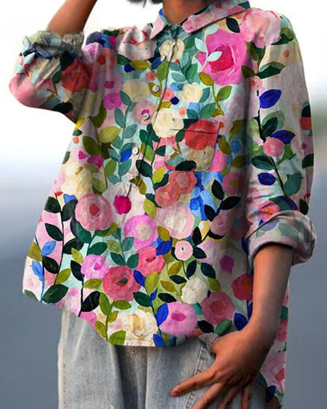 Ruby | Blouse with Floral Print