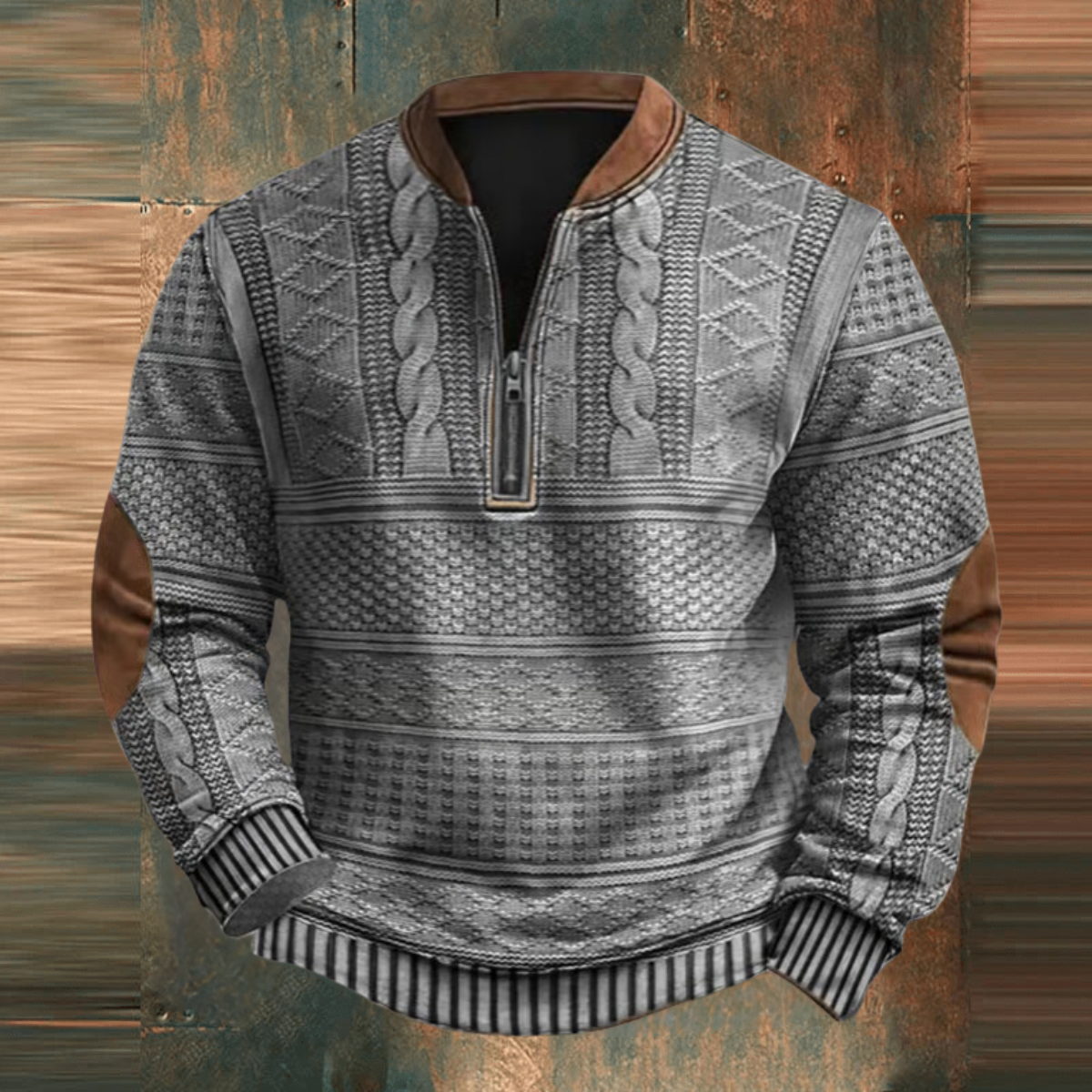 Noel | Men's Pullover Sweater | Quarter Zip