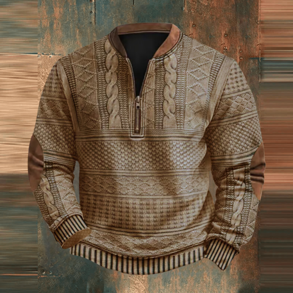 Noel | Men's Pullover Sweater | Quarter Zip