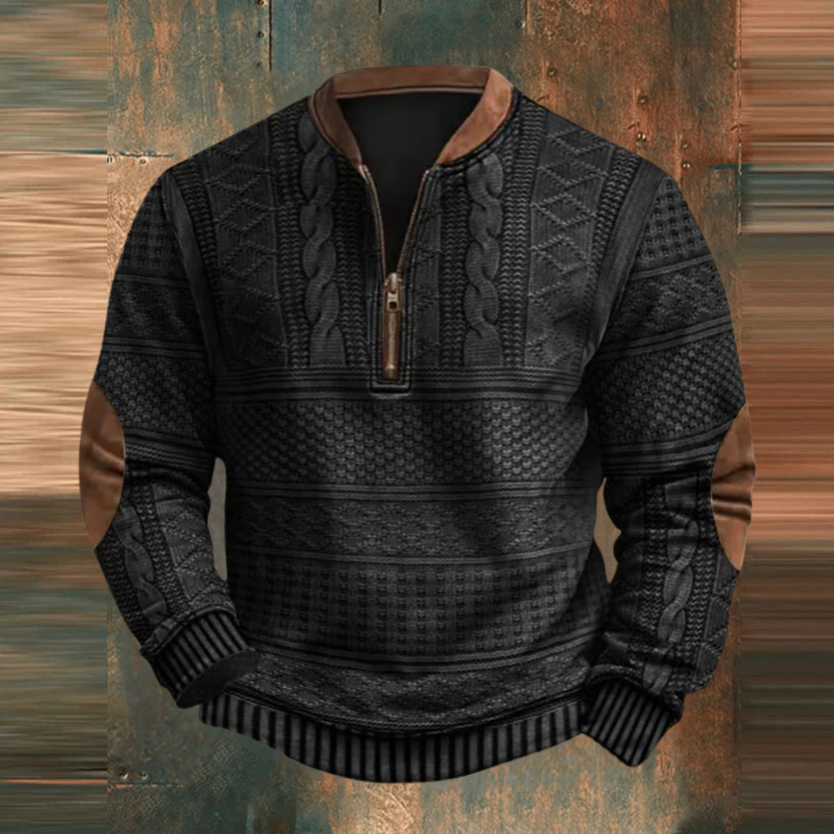 Noel | Men's Pullover Sweater | Quarter Zip