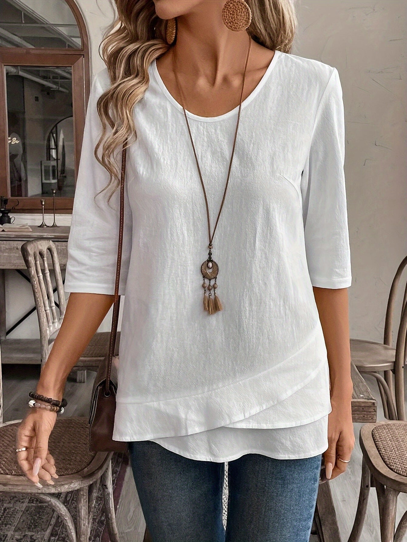 Olivia | Casual Long Sleeve Blouse